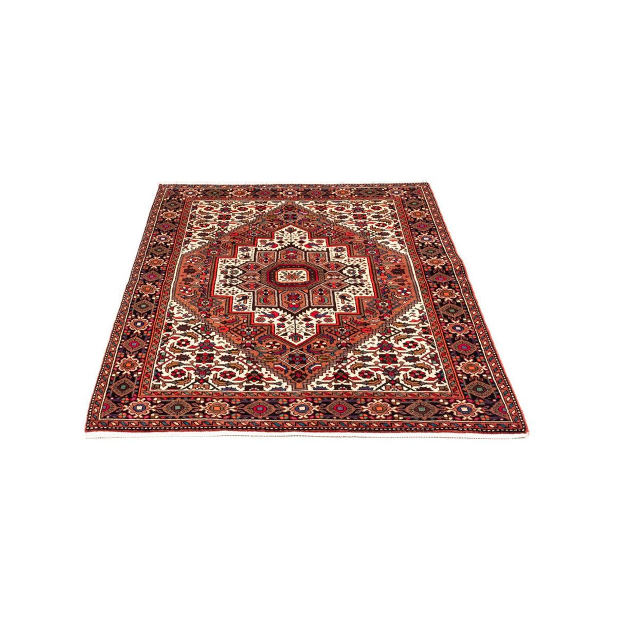 Tapis persan - Nomadic - 146 x 100 cm - rouge