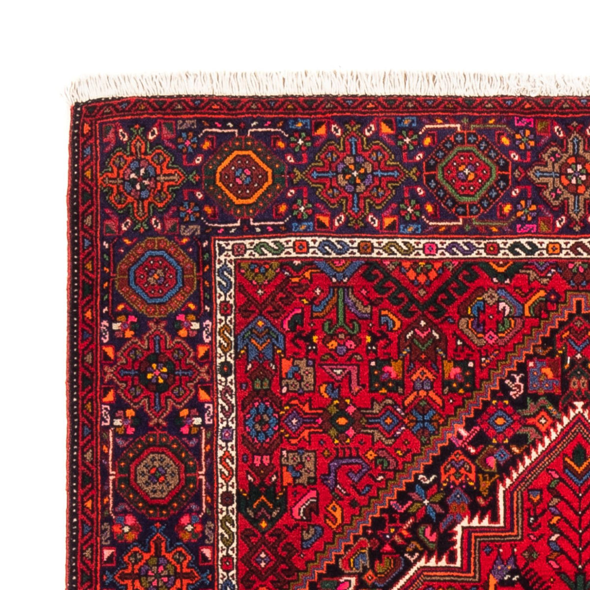 Tapis persan - Nomadic - 144 x 100 cm - rouge