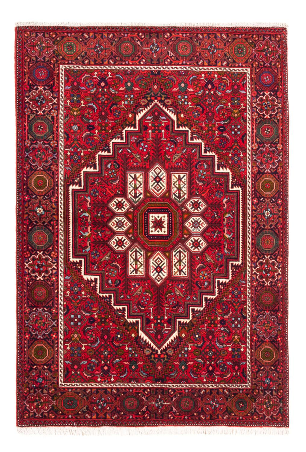 Tapis persan - Nomadic - 145 x 100 cm - rouge