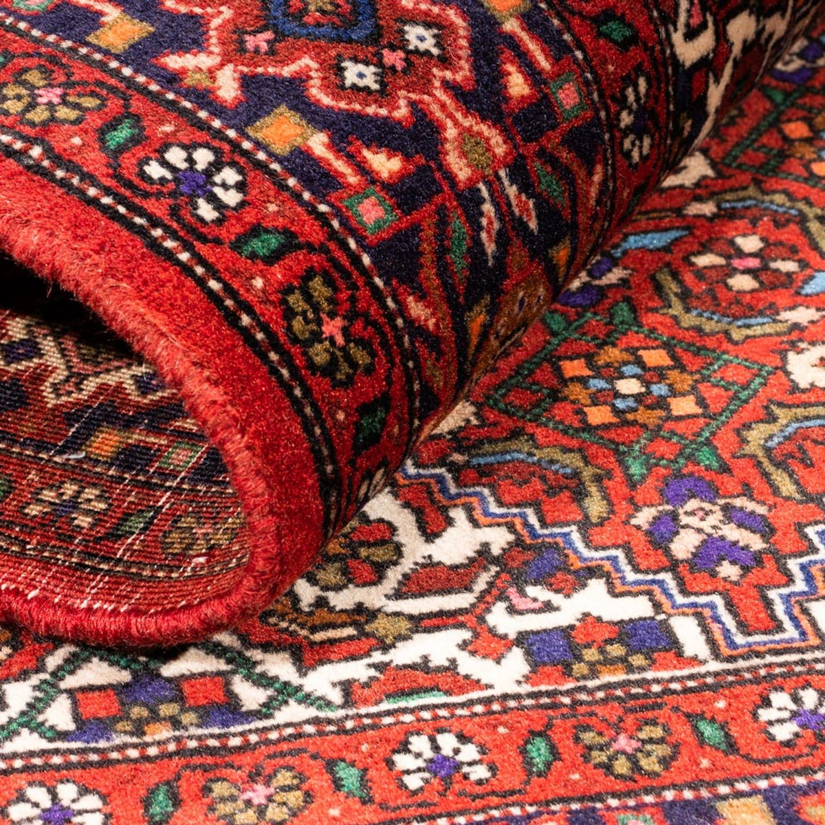 Tapis persan - Nomadic - 148 x 98 cm - rouge