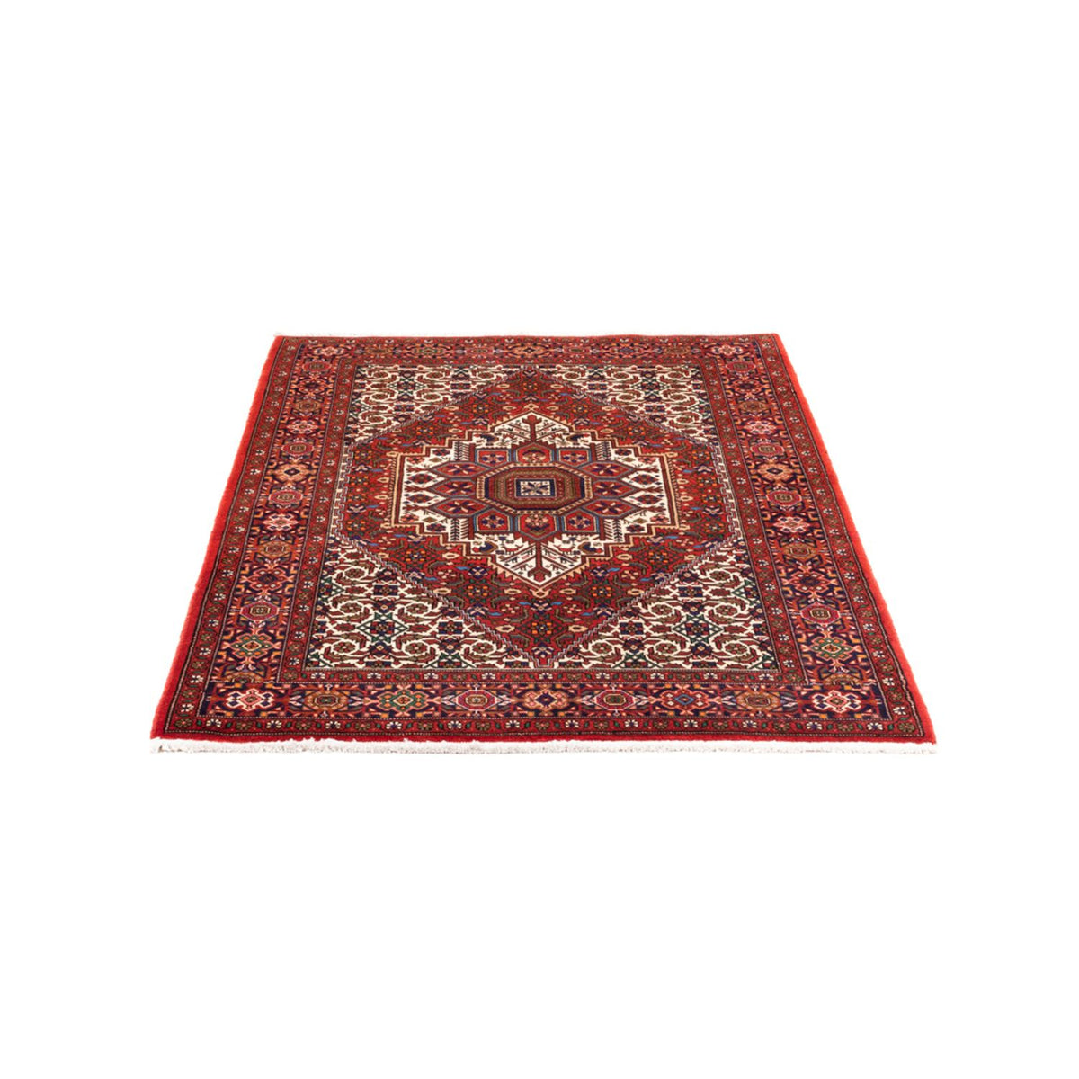 Tapis persan - Nomadic - 148 x 98 cm - rouge