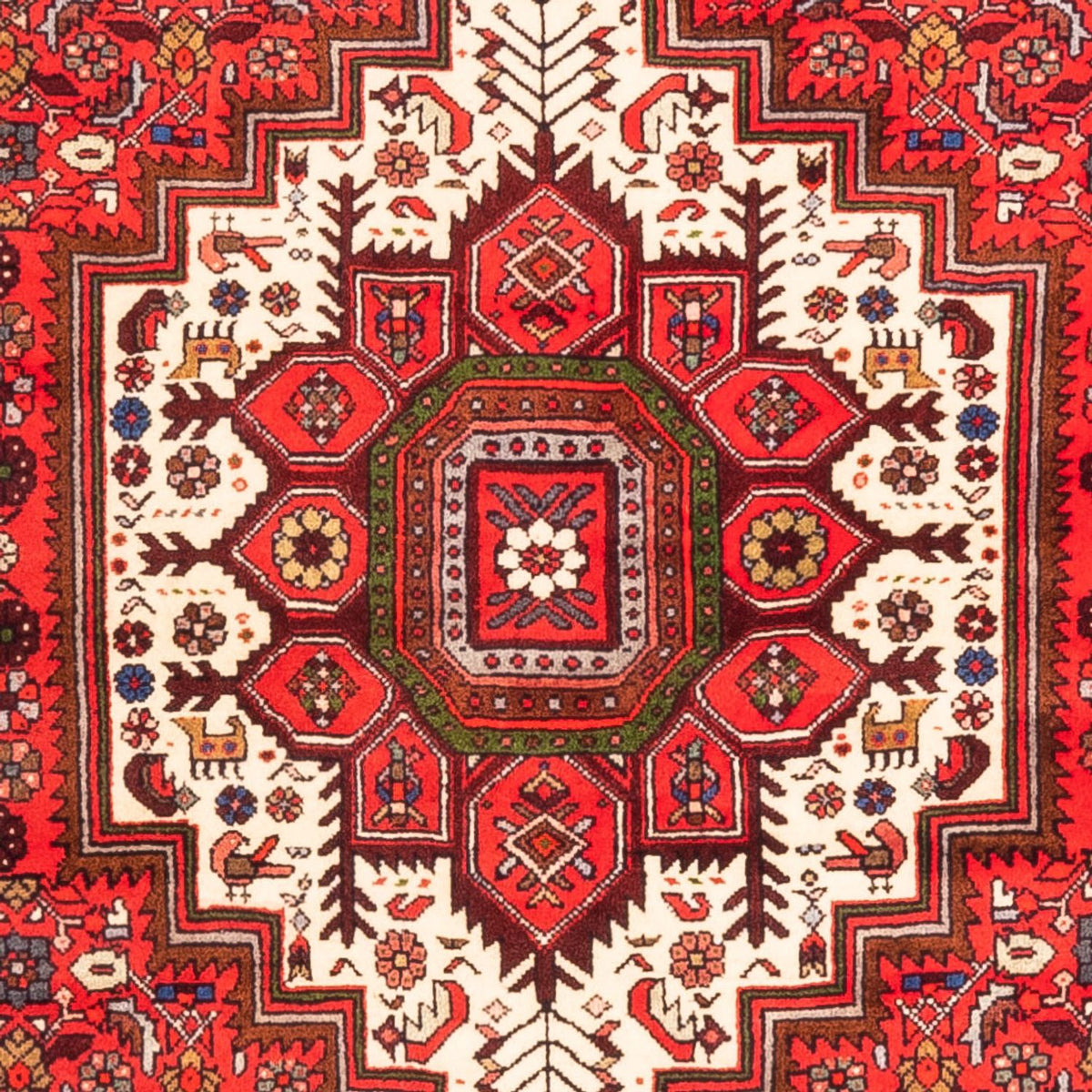 Tapis persan - Nomadic - 147 x 100 cm - rouge