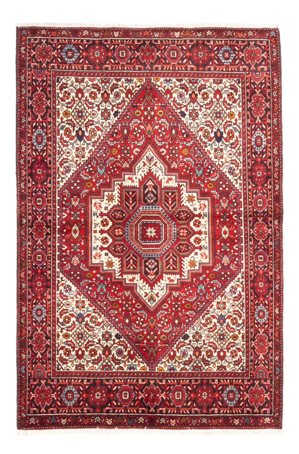 Tapis persan - Nomadic - 150 x 102 cm - rouge