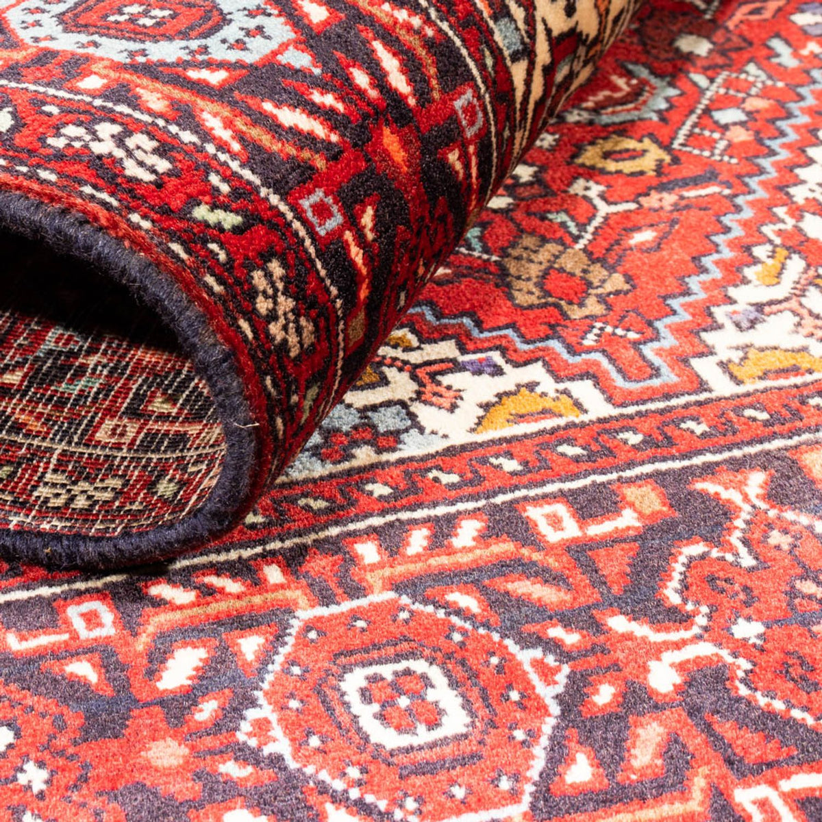 Tapis persan - Nomadic - 150 x 102 cm - rouge