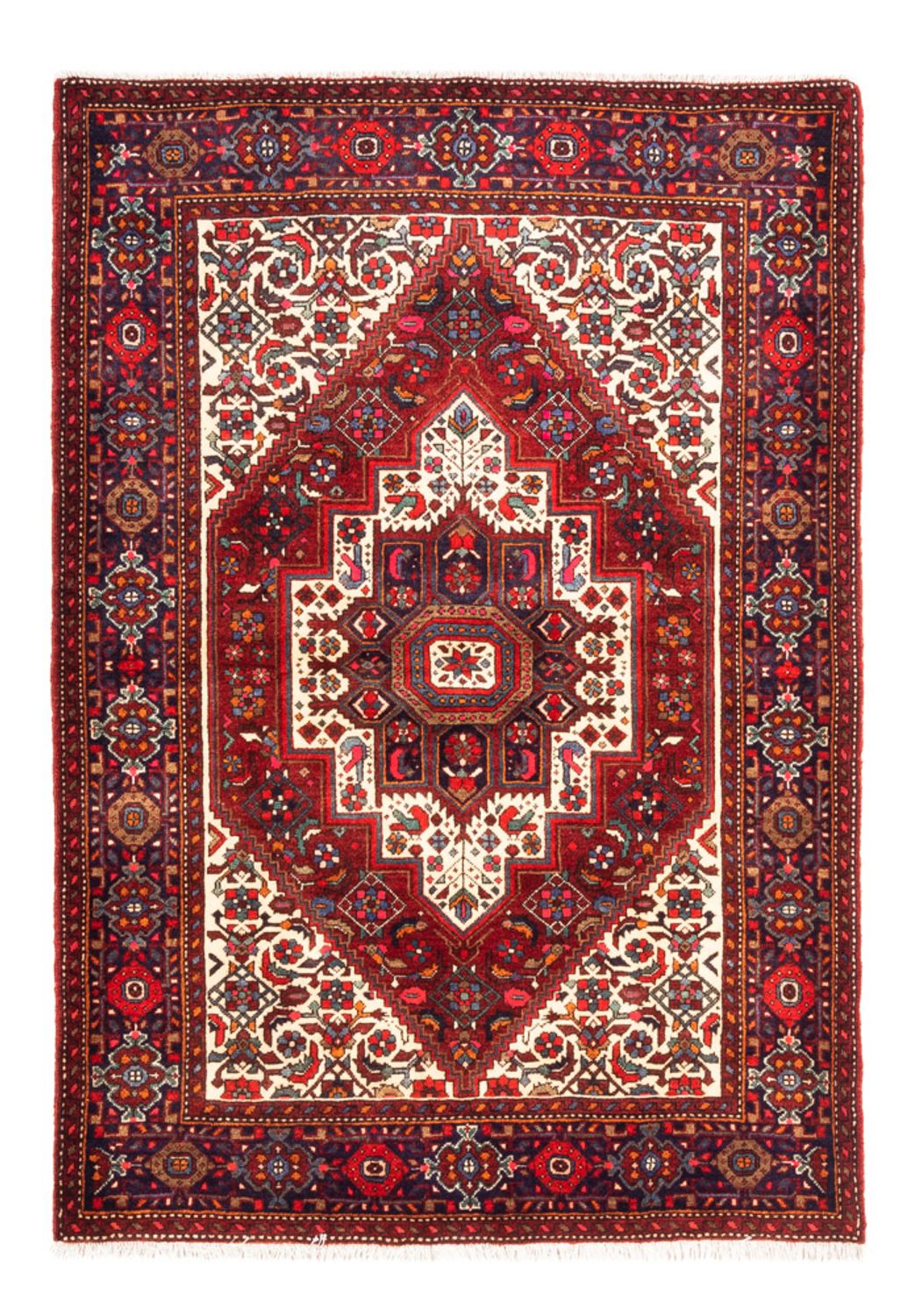 Tapis persan - Nomadic - 147 x 104 cm - rouge