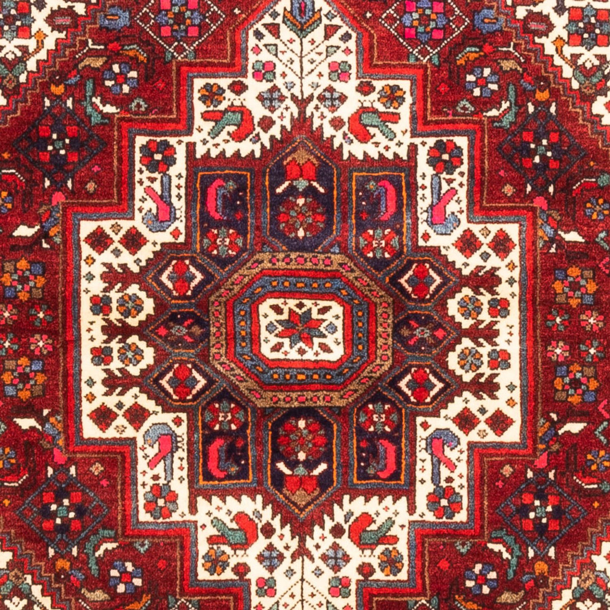 Tapis persan - Nomadic - 147 x 104 cm - rouge
