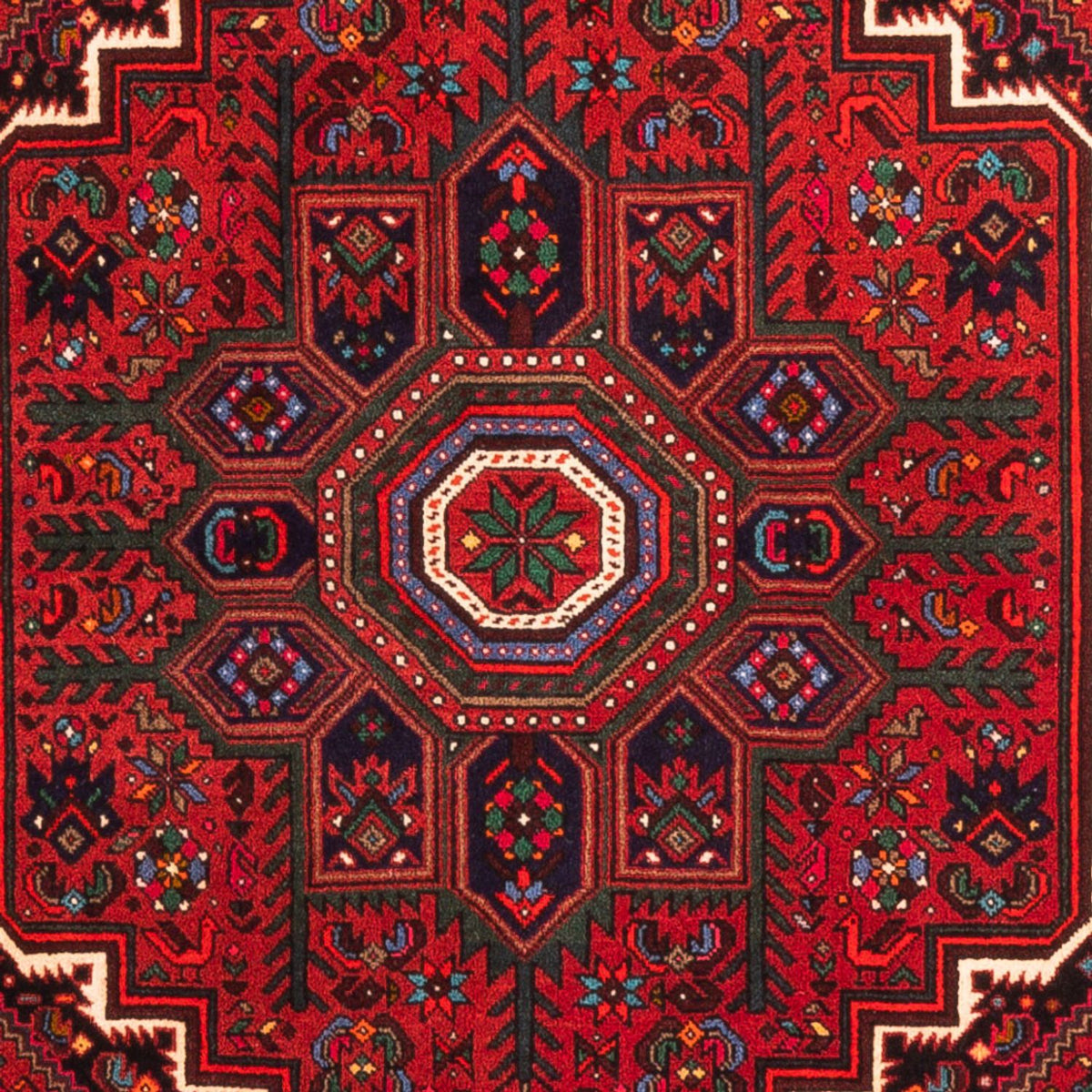 Tapis persan - Nomadic - 150 x 102 cm - rouge