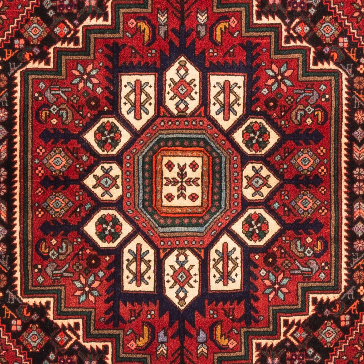 Tapis persan - Nomadic - 152 x 100 cm - rouge