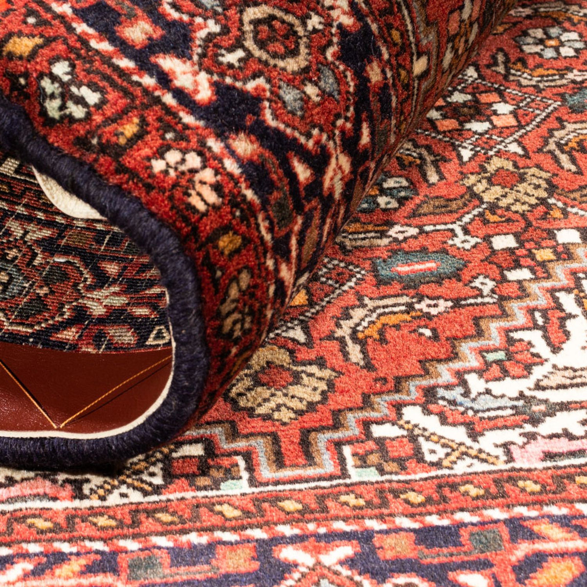 Tapis persan - Nomadic - 145 x 100 cm - rouge