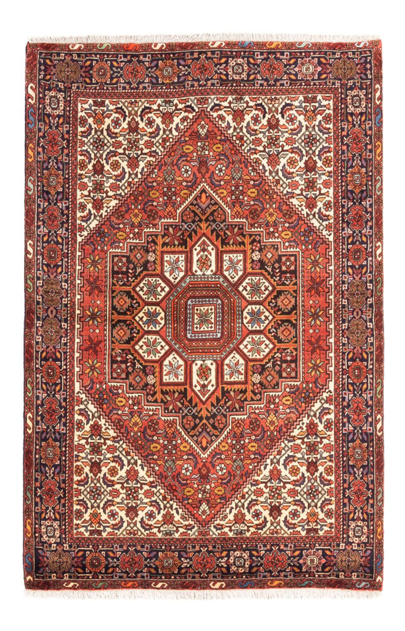 Tapis persan - Nomadic - 135 x 102 cm - rouge