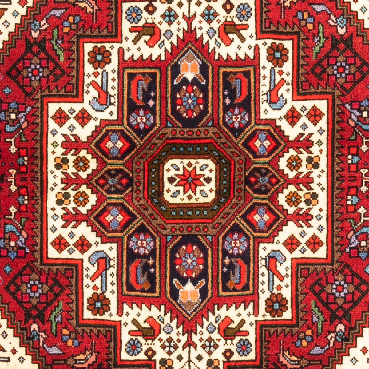 Tapis persan - Nomadic - 150 x 97 cm - rouge