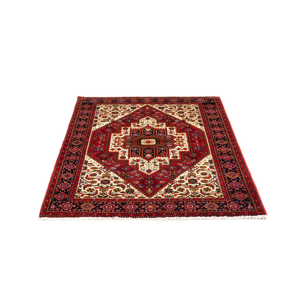 Tapis persan - Nomadic - 150 x 97 cm - rouge