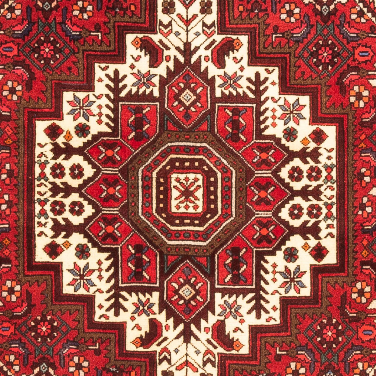 Tapis persan - Nomadic - 148 x 100 cm - rouge