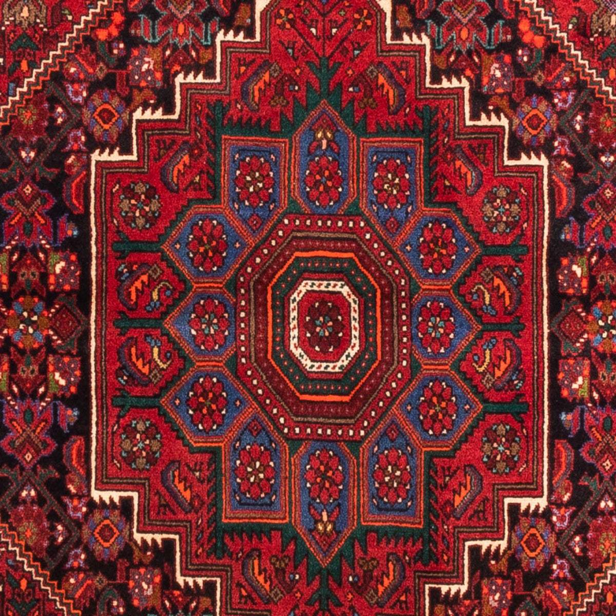Tapis persan - Nomadic - 155 x 102 cm - rouge