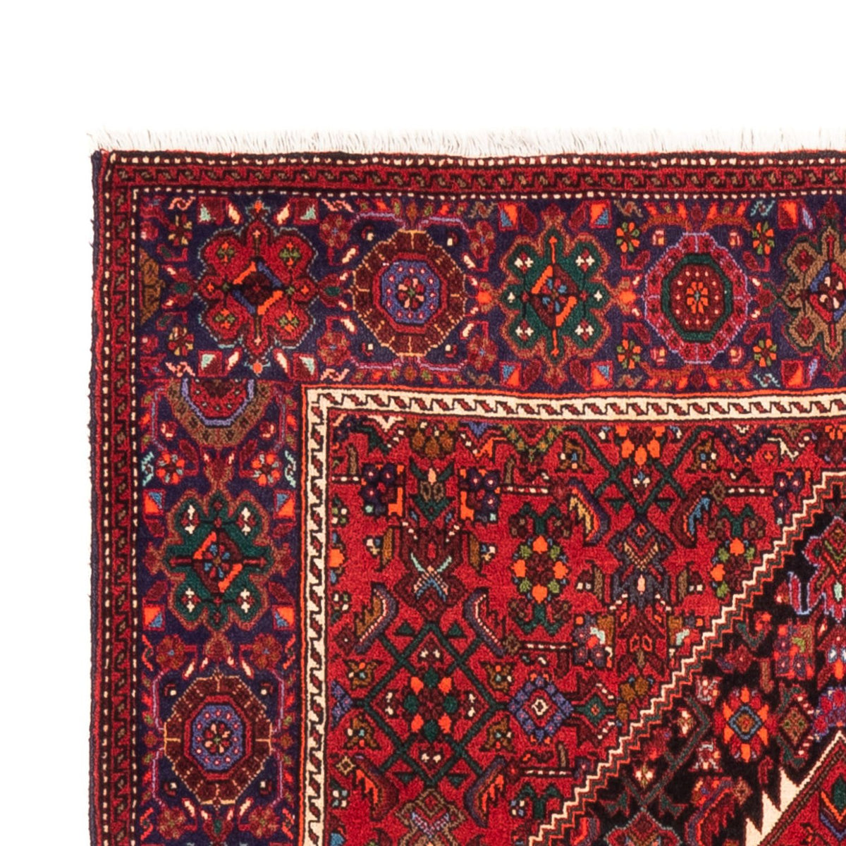 Tapis persan - Nomadic - 155 x 102 cm - rouge