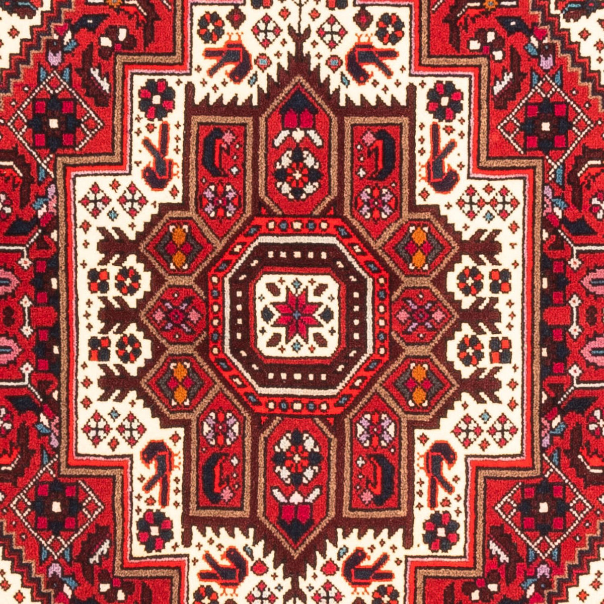 Tapis persan - Nomadic - 148 x 98 cm - rouge