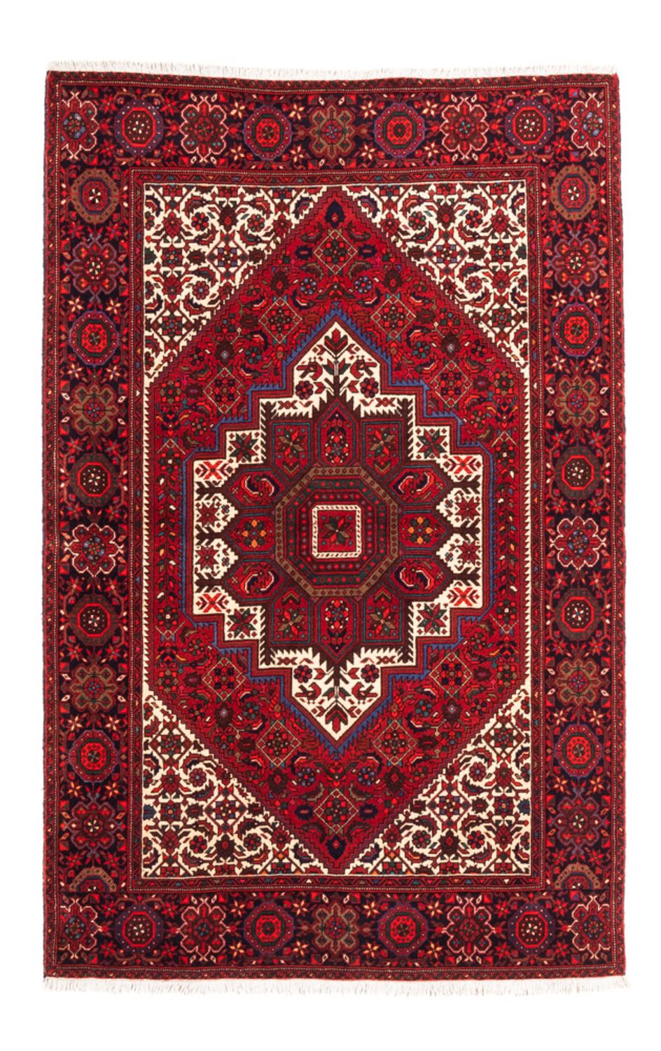 Tapis persan - Nomadic - 156 x 103 cm - rouge