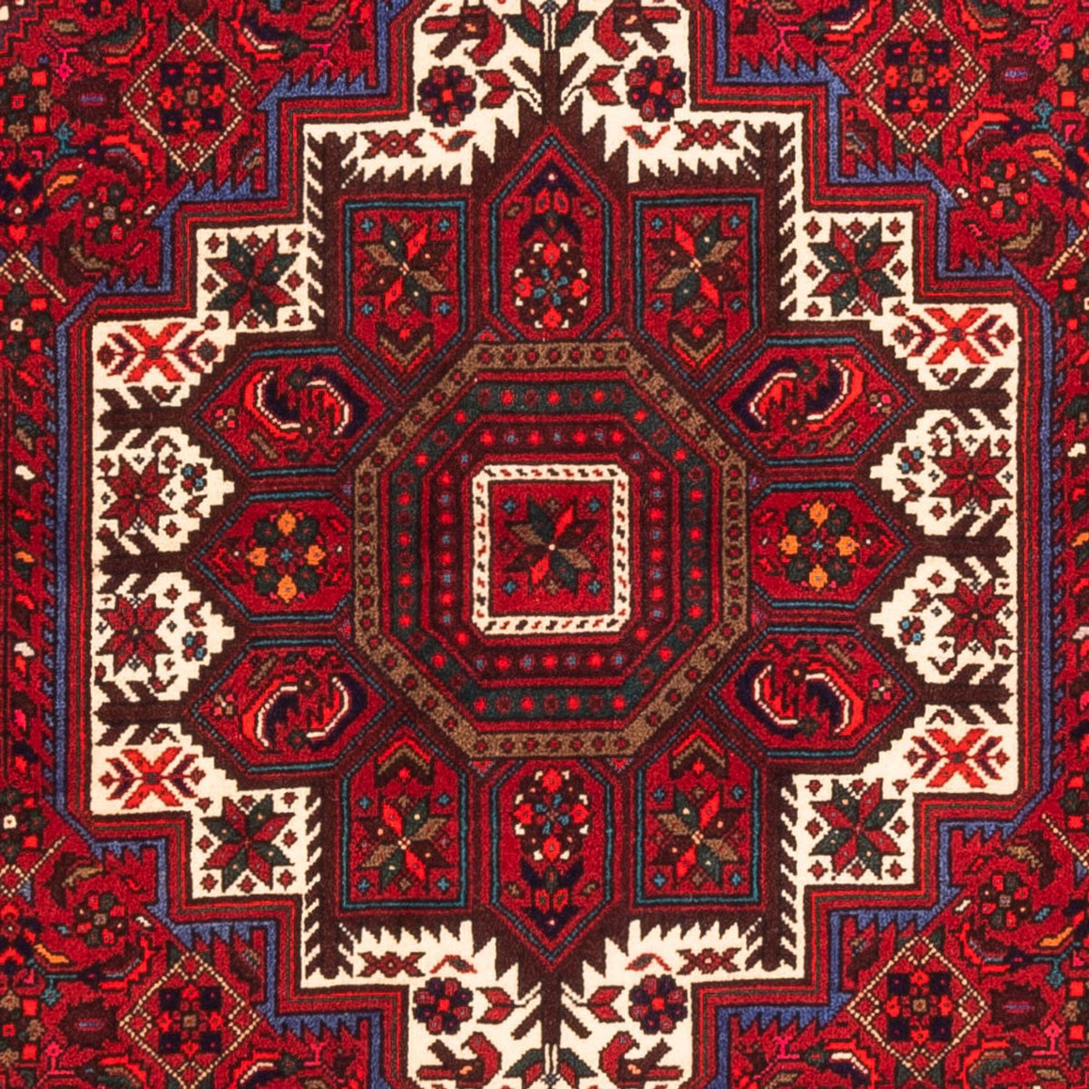 Tapis persan - Nomadic - 156 x 103 cm - rouge