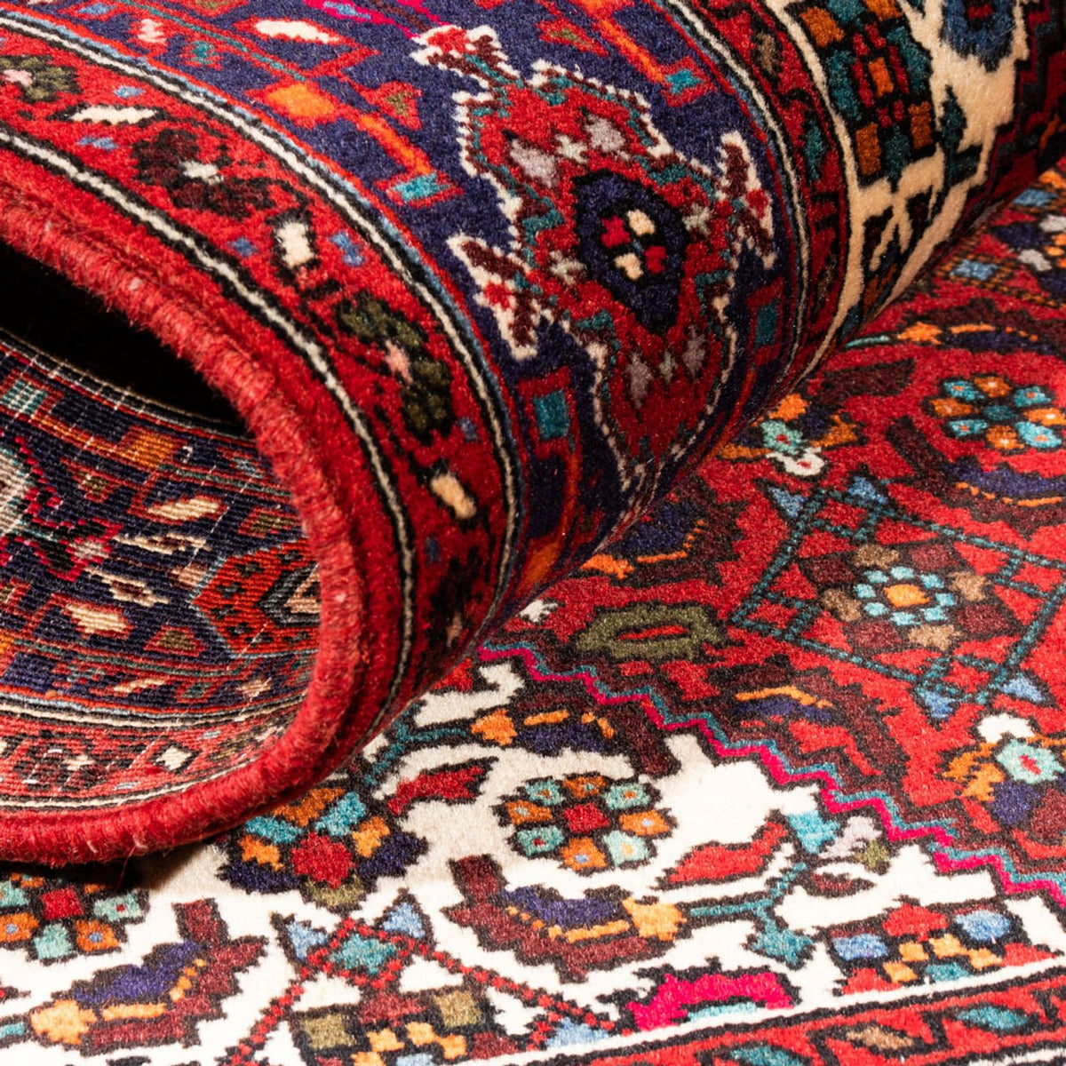 Tapis persan - Nomadic - 155 x 100 cm - rouge
