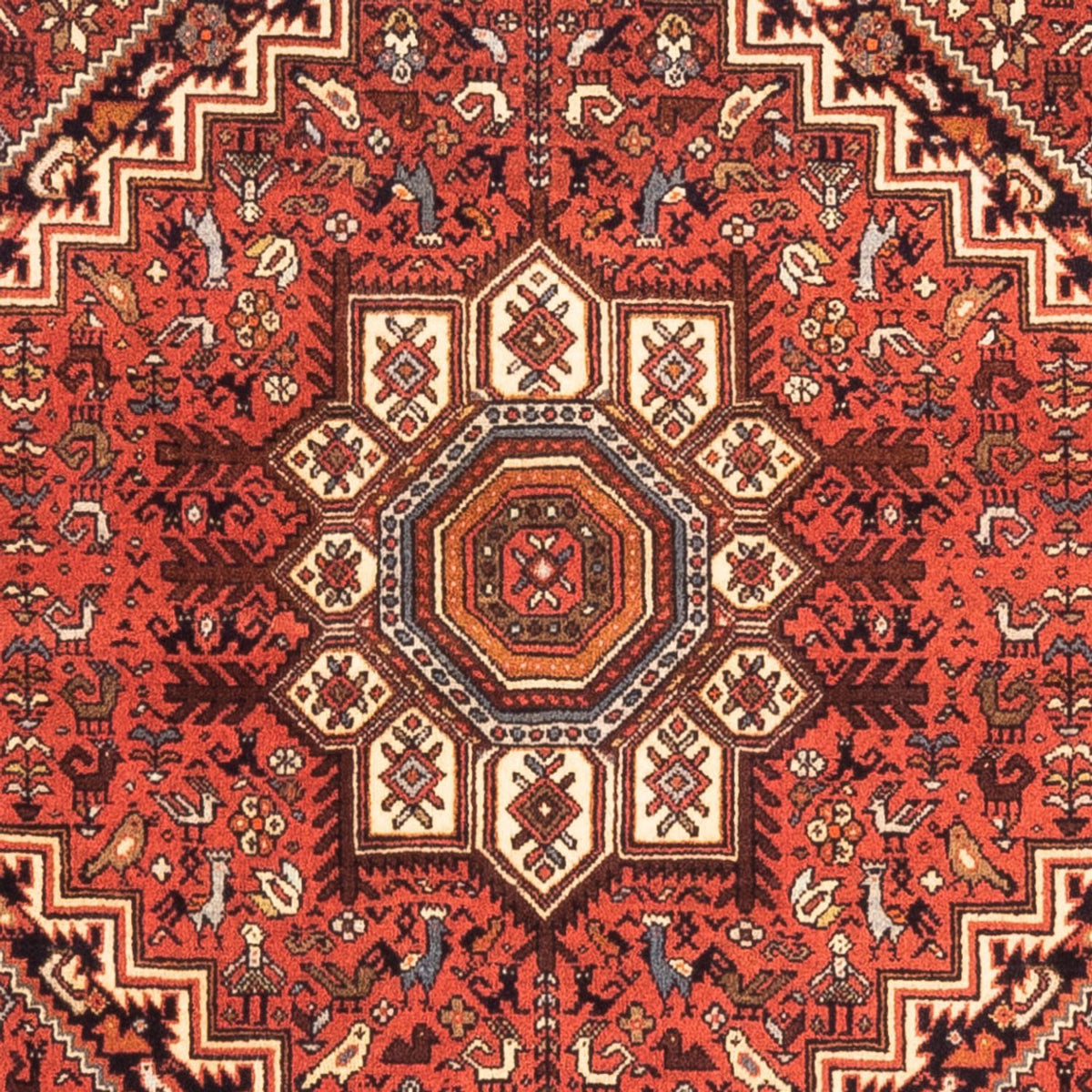 Tapis persan - Nomadic - 143 x 103 cm - rouge