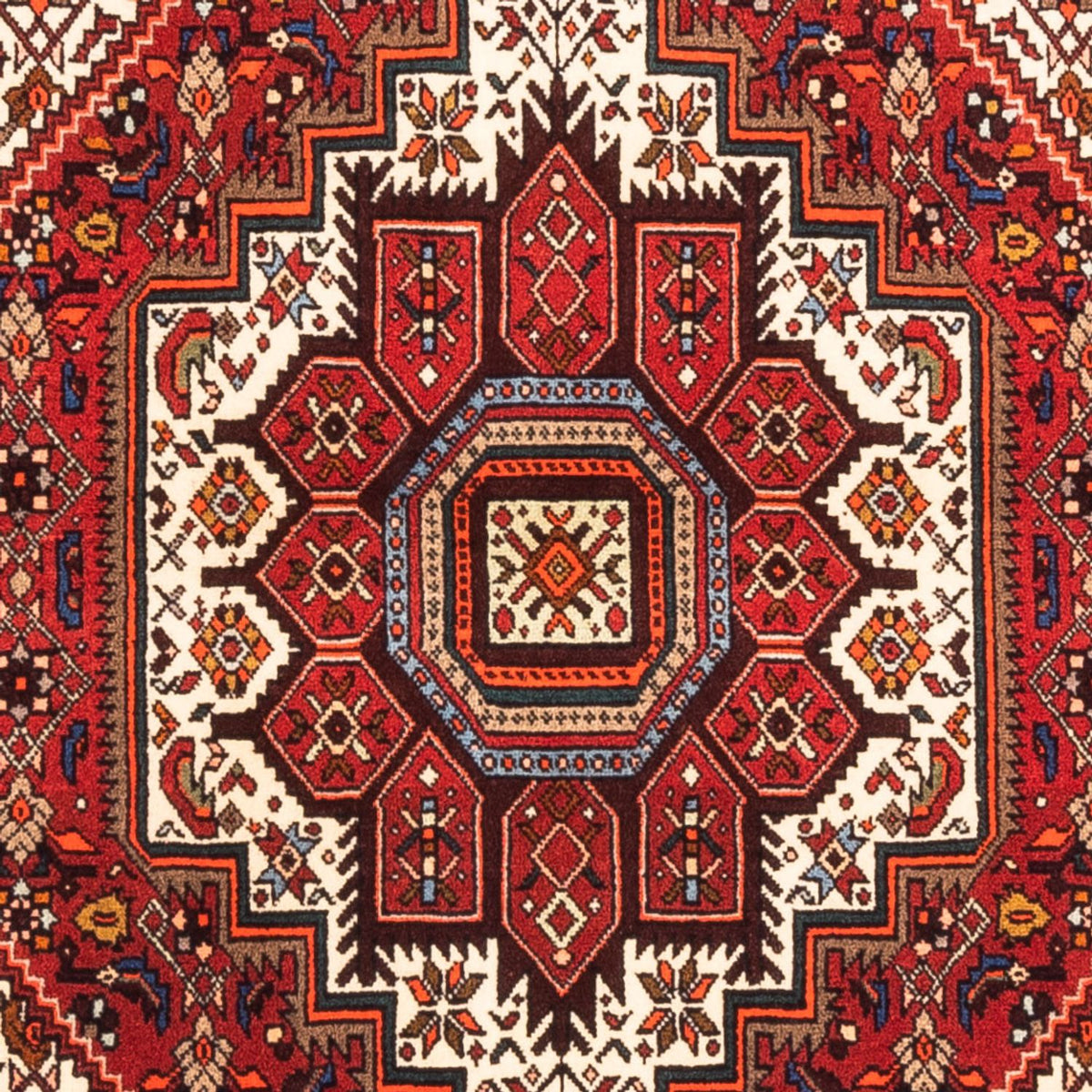 Tapis persan - Nomadic - 153 x 102 cm - rouge