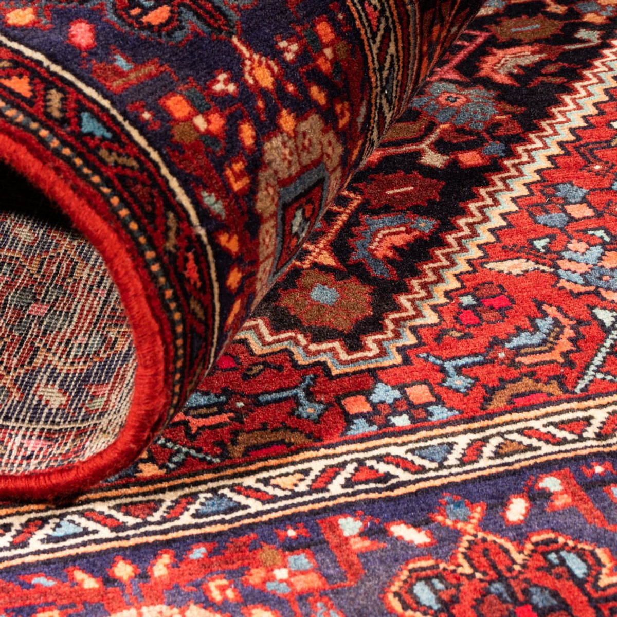 Tapis persan - Nomadic - 154 x 103 cm - rouge