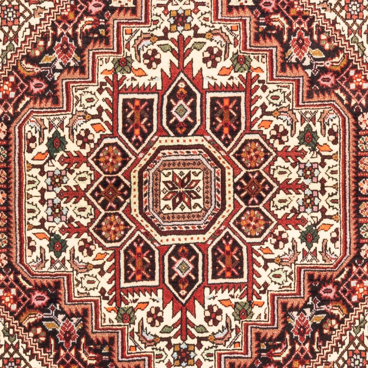 Tapis persan - Nomadic - 155 x 106 cm - crème