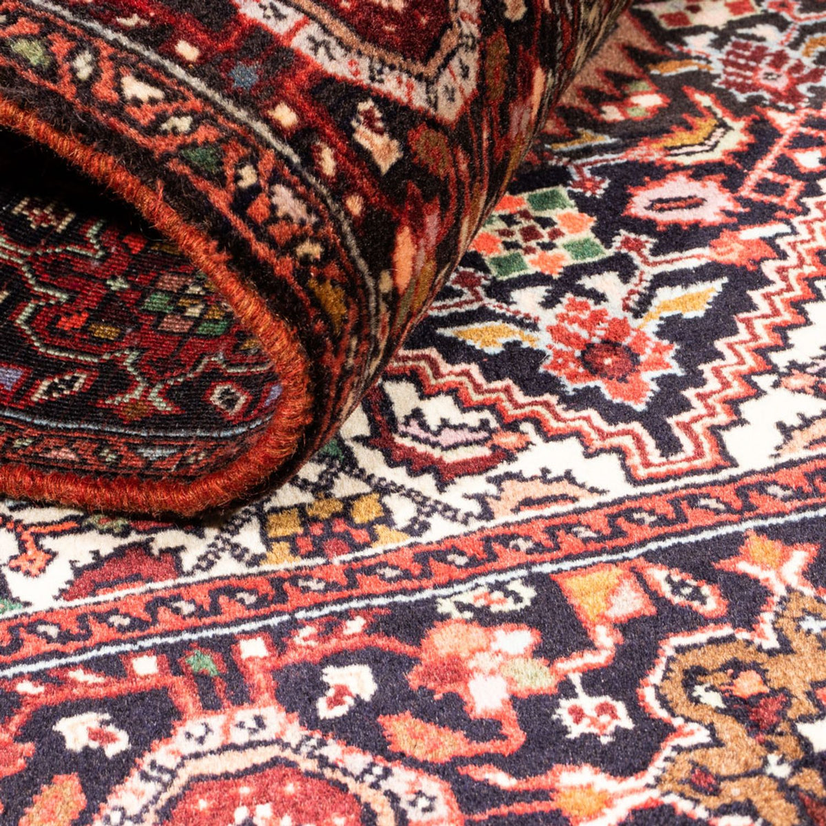 Tapis persan - Nomadic - 155 x 106 cm - crème