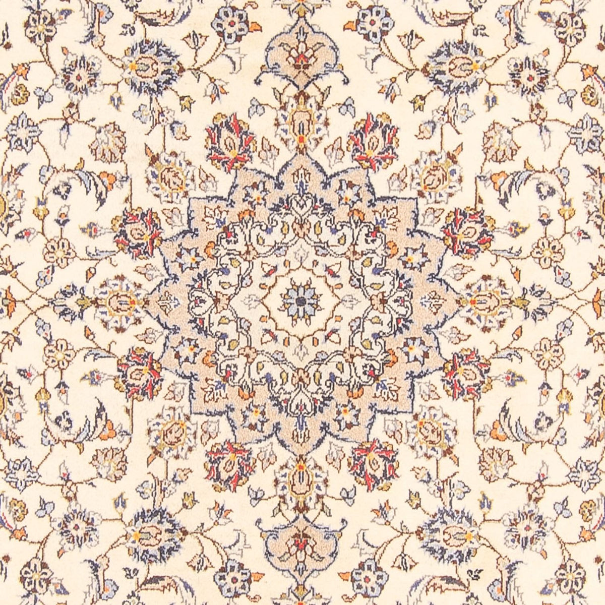 Tapis persan - Keshan - 274 x 197 cm - crème