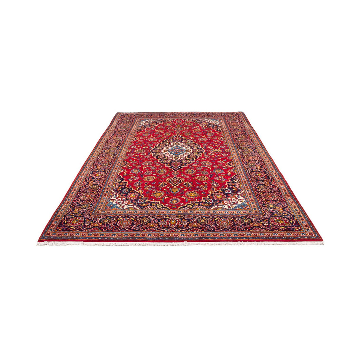 Tapis persan - Keshan - 294 x 194 cm - rouge