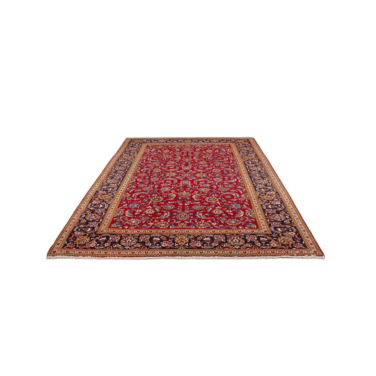Tapis persan - Keshan - 290 x 197 cm - rouge