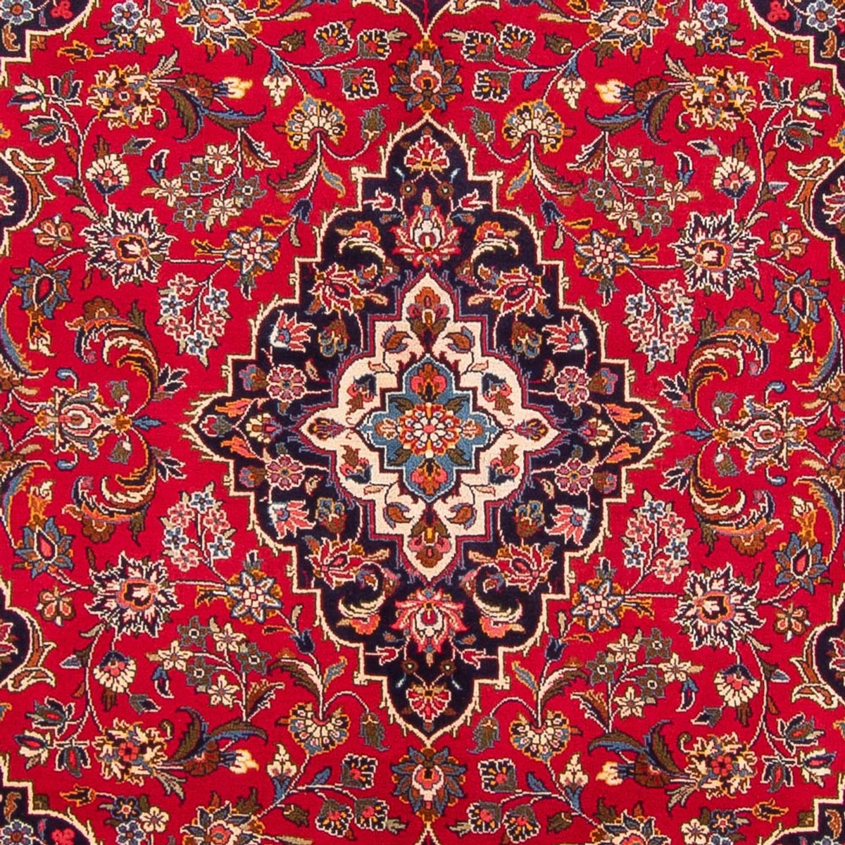 Tapis persan - Keshan - 293 x 195 cm - rouge