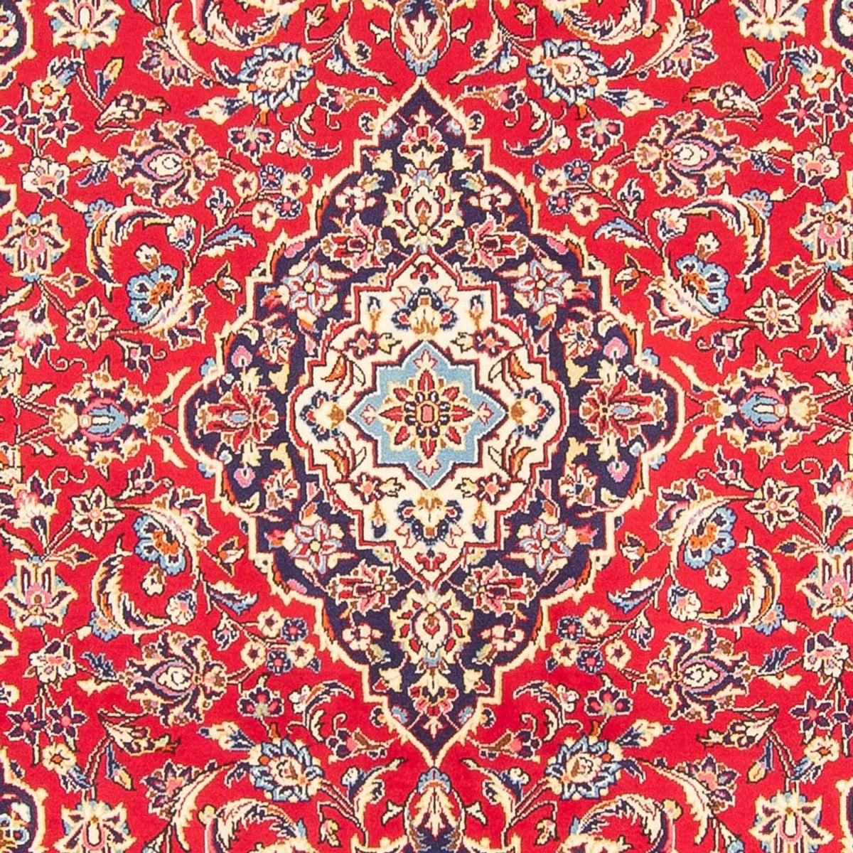 Tapis persan - Keshan - 293 x 196 cm - rouge