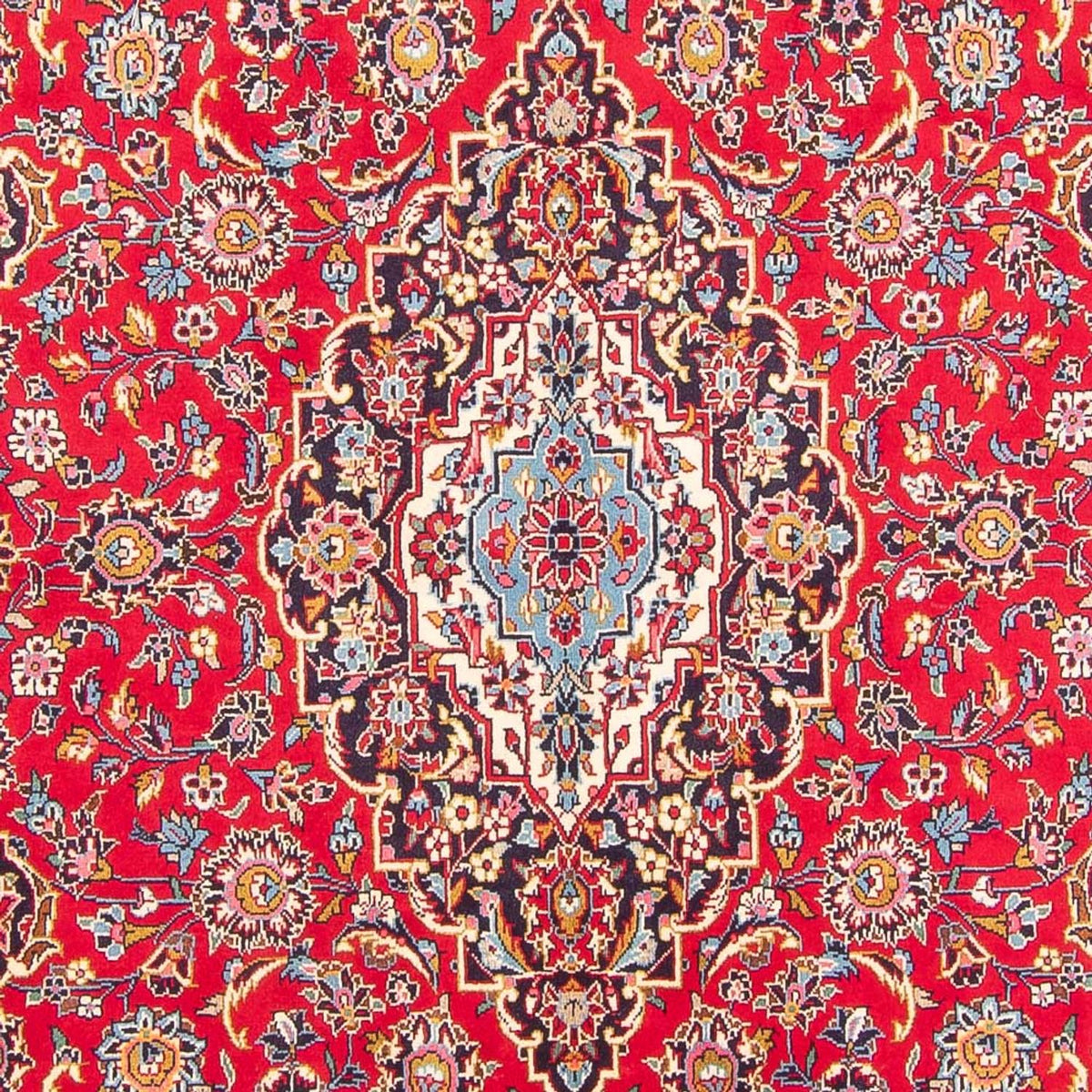 Tapis persan - Keshan - 290 x 198 cm - rouge