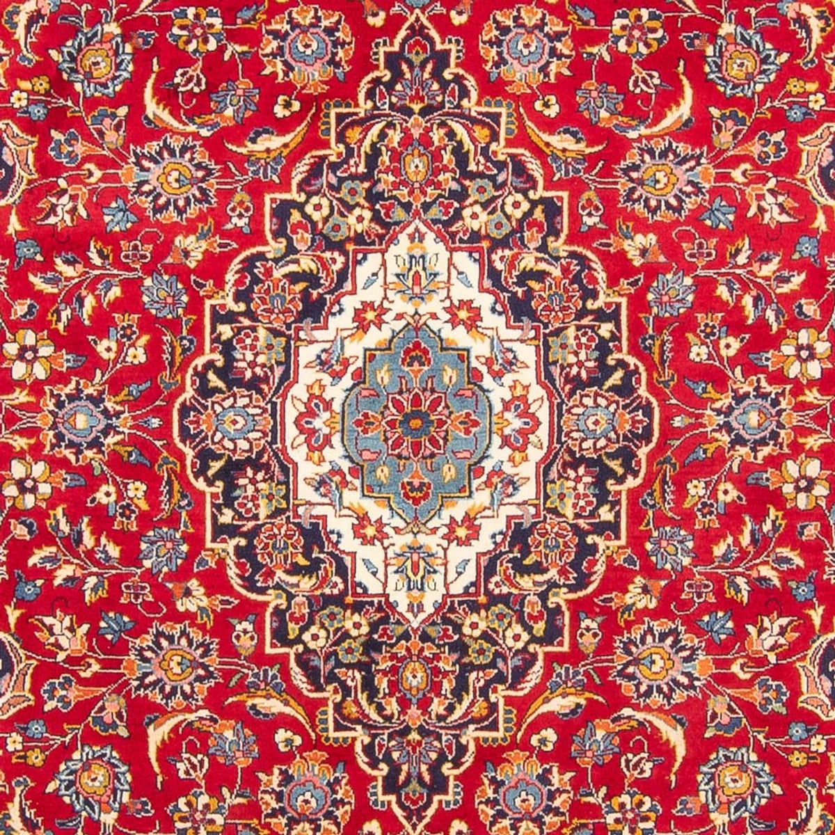 Tapis persan - Keshan - 284 x 202 cm - rouge