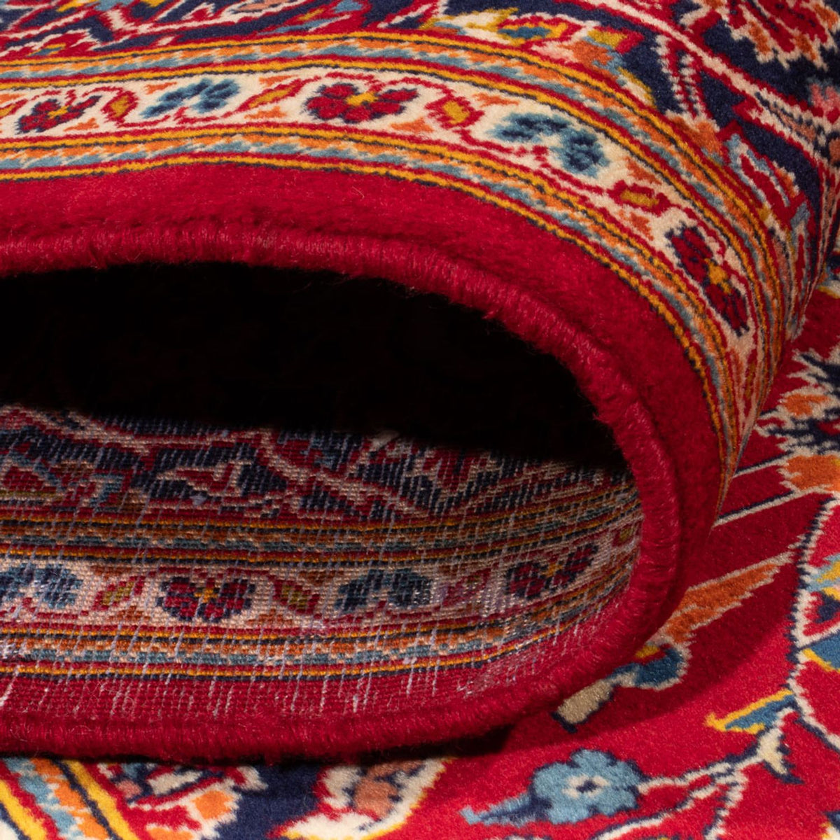 Tapis persan - Keshan - 284 x 202 cm - rouge