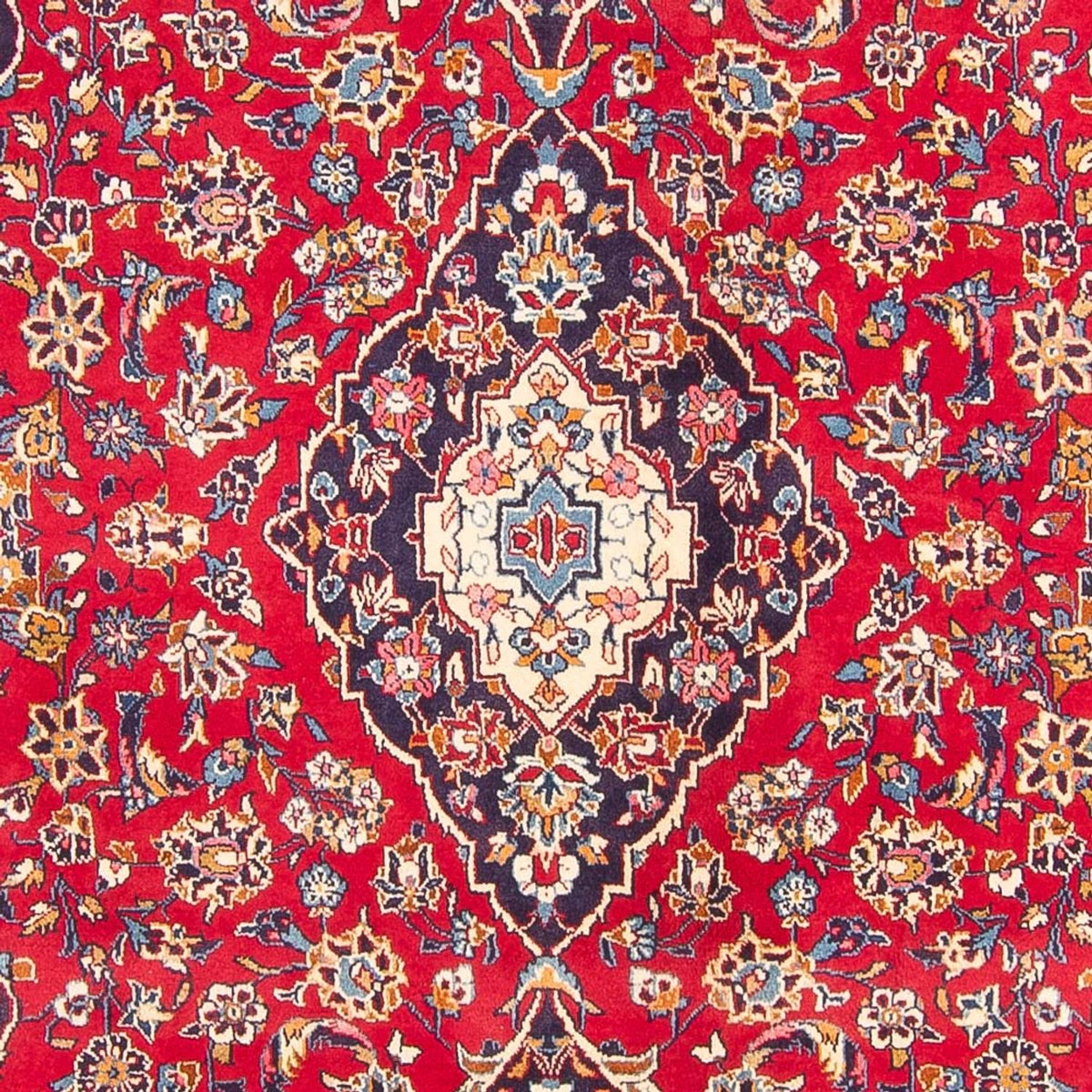Tapis persan - Keshan - 284 x 203 cm - rouge