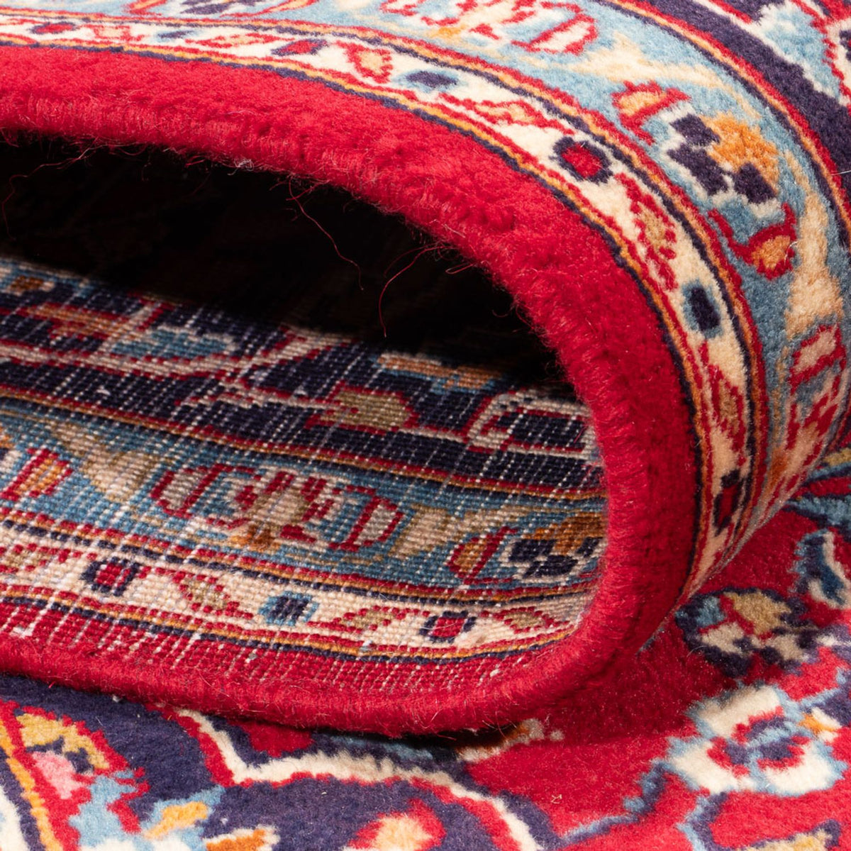 Tapis persan - Keshan - 284 x 203 cm - rouge