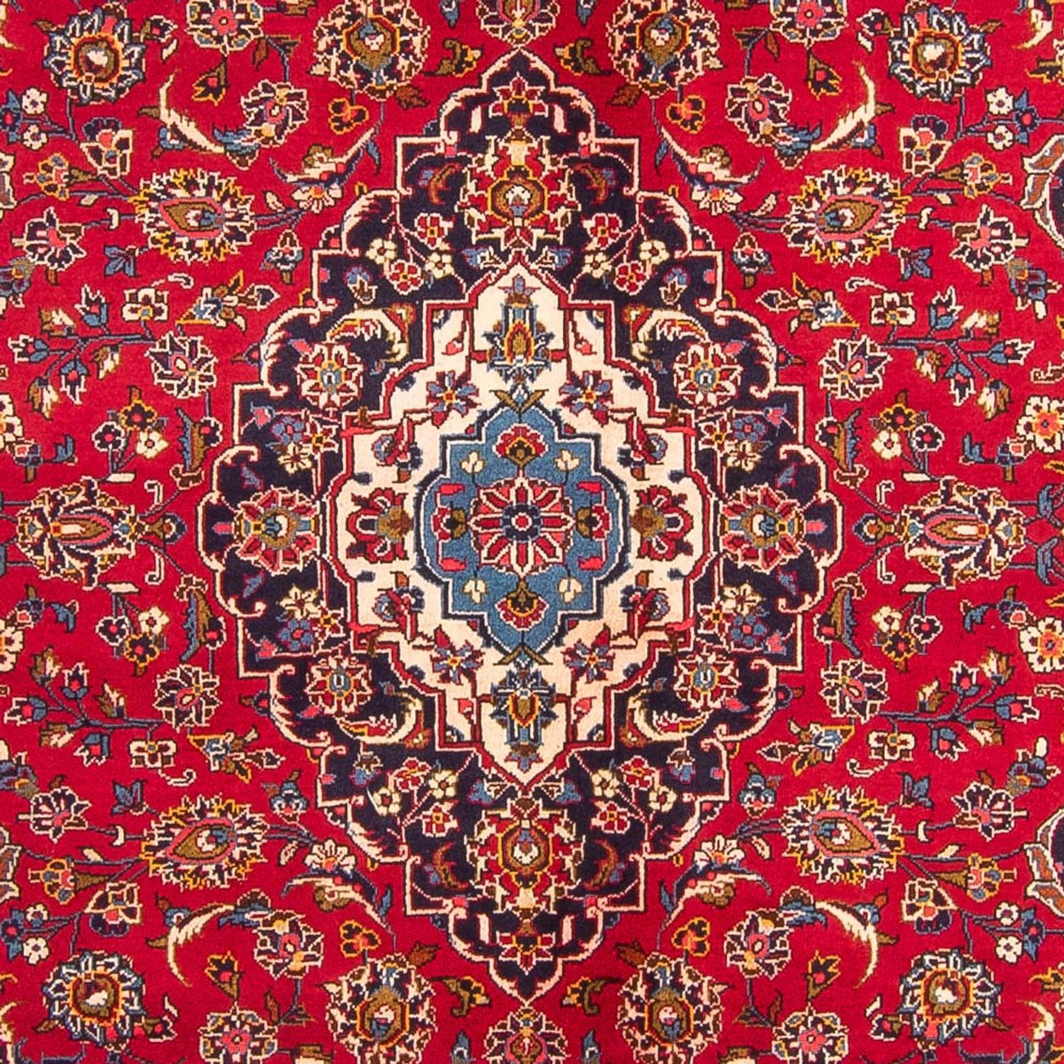 Tapis persan - Keshan - 296 x 195 cm - rouge