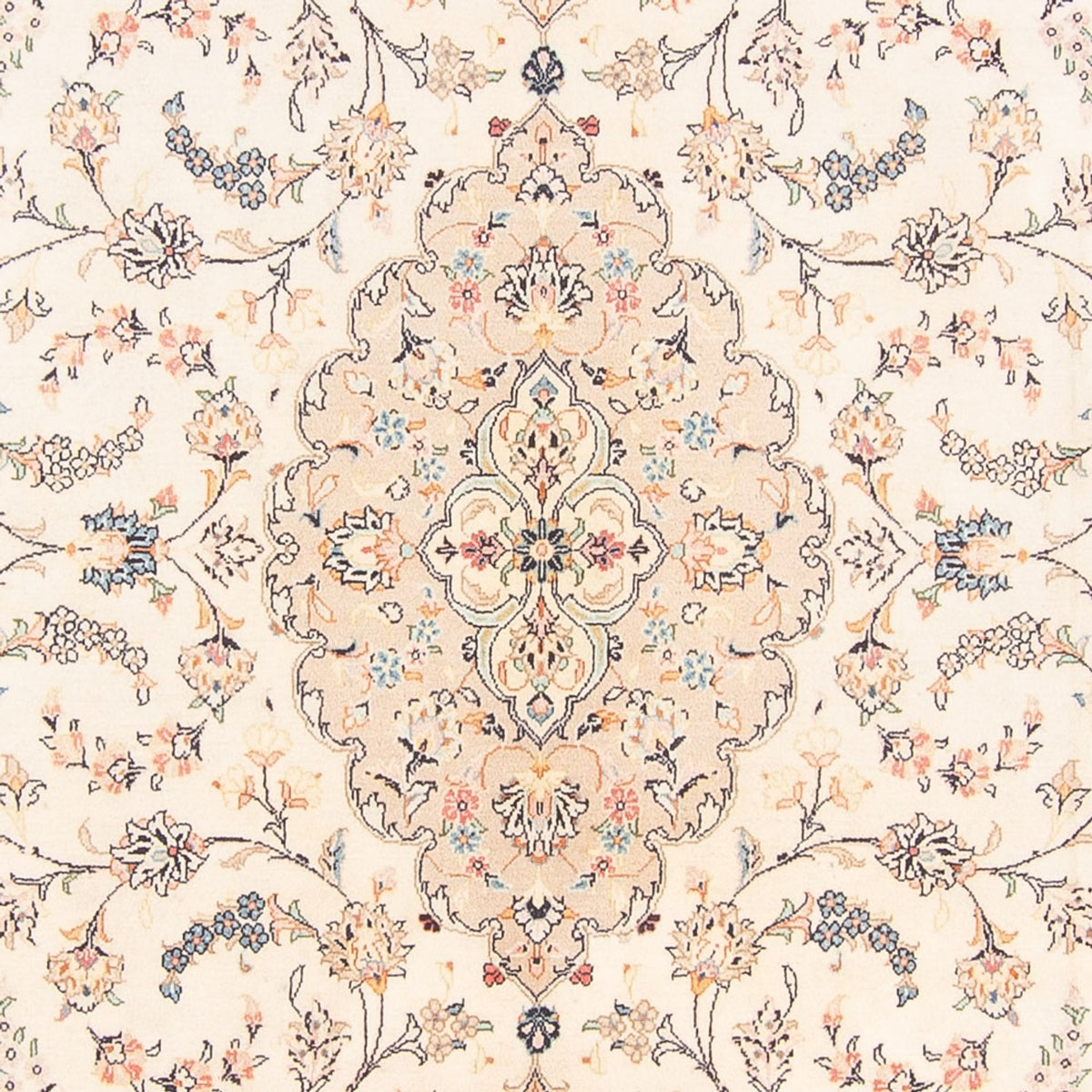 Tapis persan - Keshan - 296 x 196 cm - crème