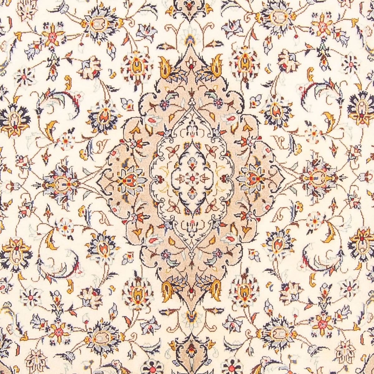 Tapis persan - Keshan - 300 x 194 cm - crème