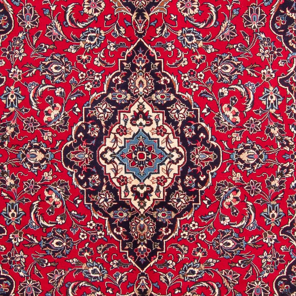 Tapis persan - Keshan - 297 x 197 cm - rouge