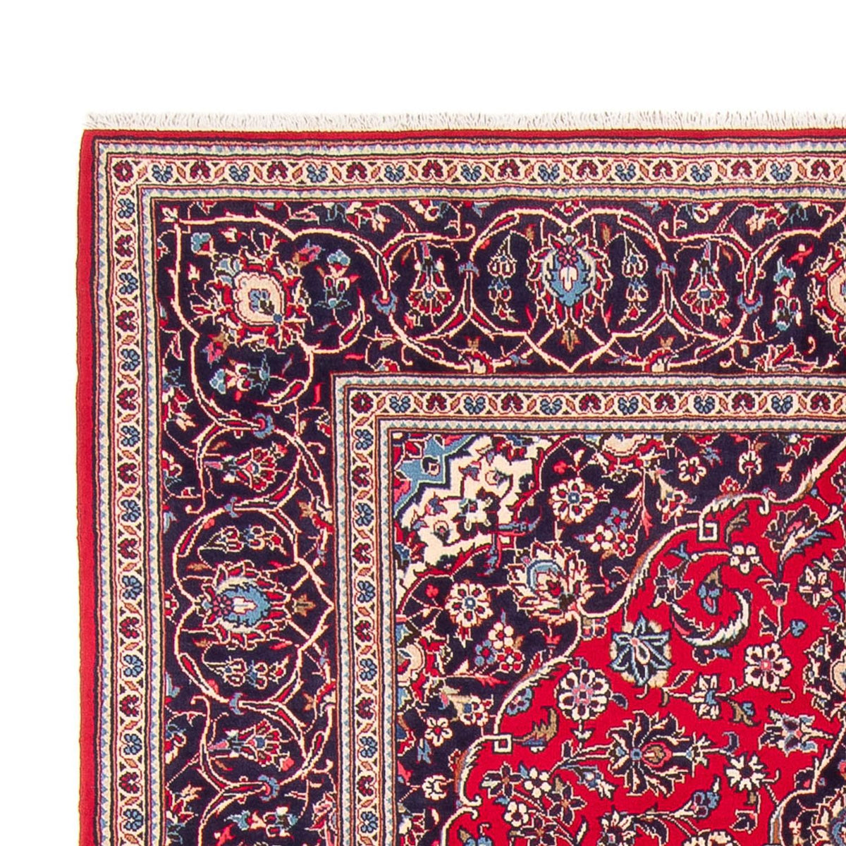 Tapis persan - Keshan - 297 x 197 cm - rouge