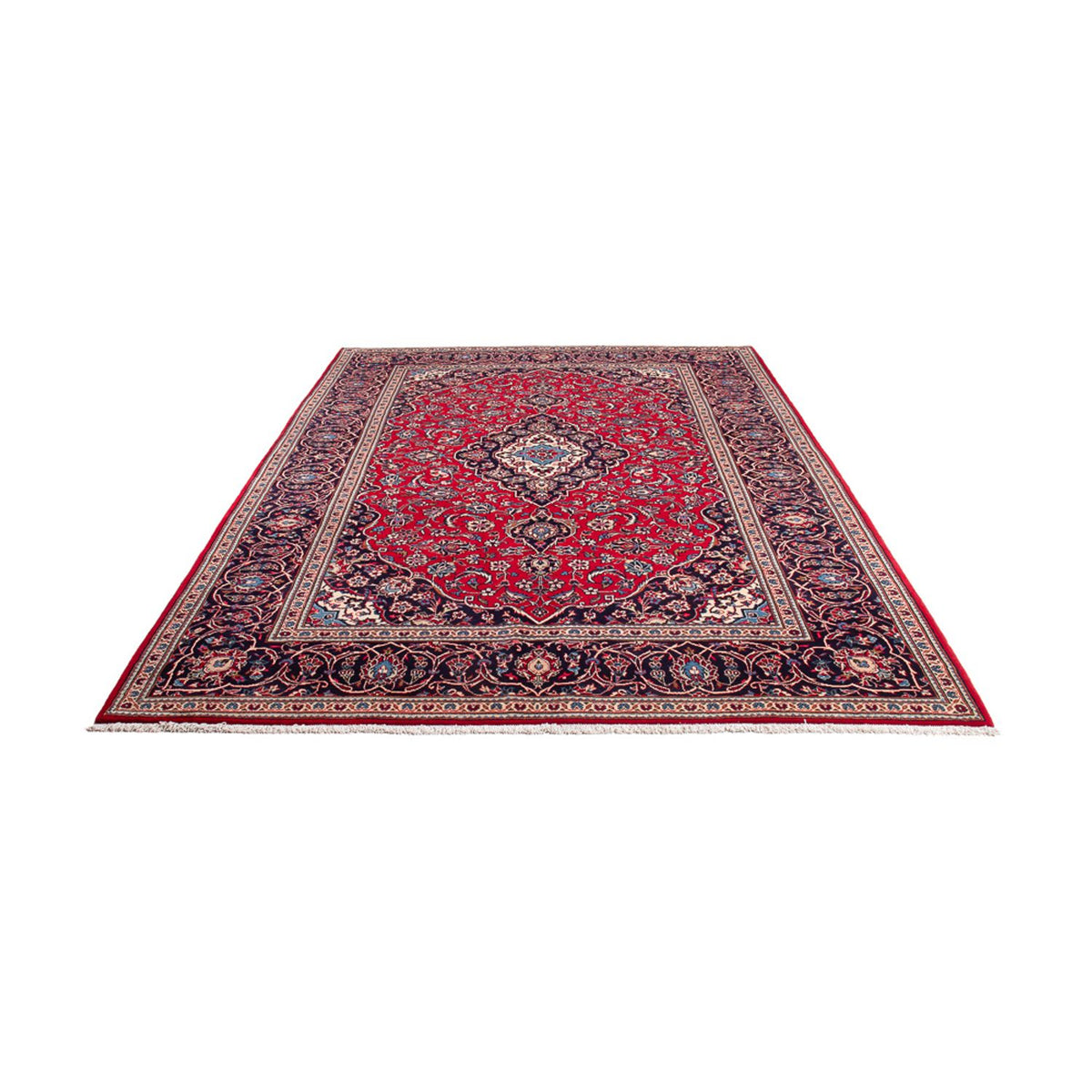 Tapis persan - Keshan - 297 x 197 cm - rouge