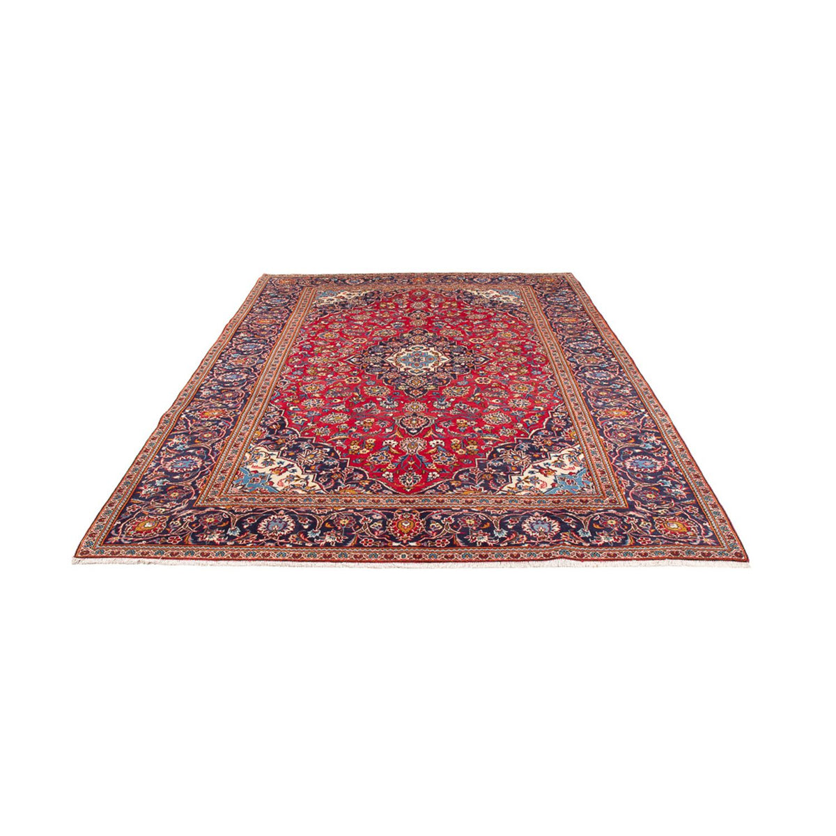 Tapis persan - Keshan - 297 x 197 cm - rouge