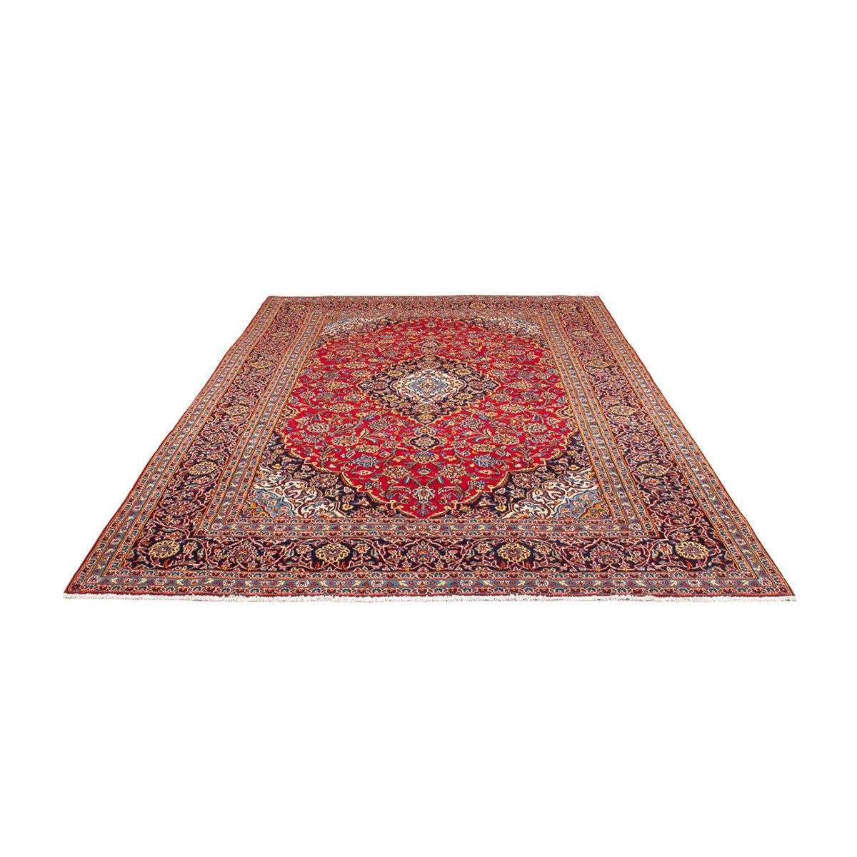Tapis persan - Keshan - 293 x 200 cm - rouge