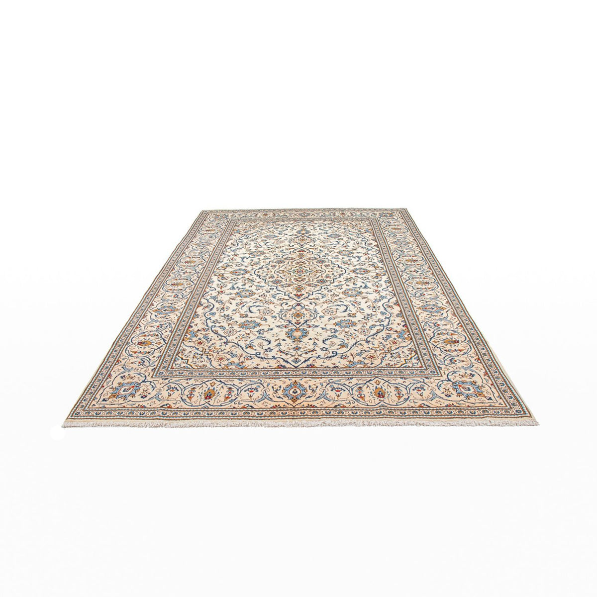 Tapis persan - Keshan - 300 x 196 cm - crème