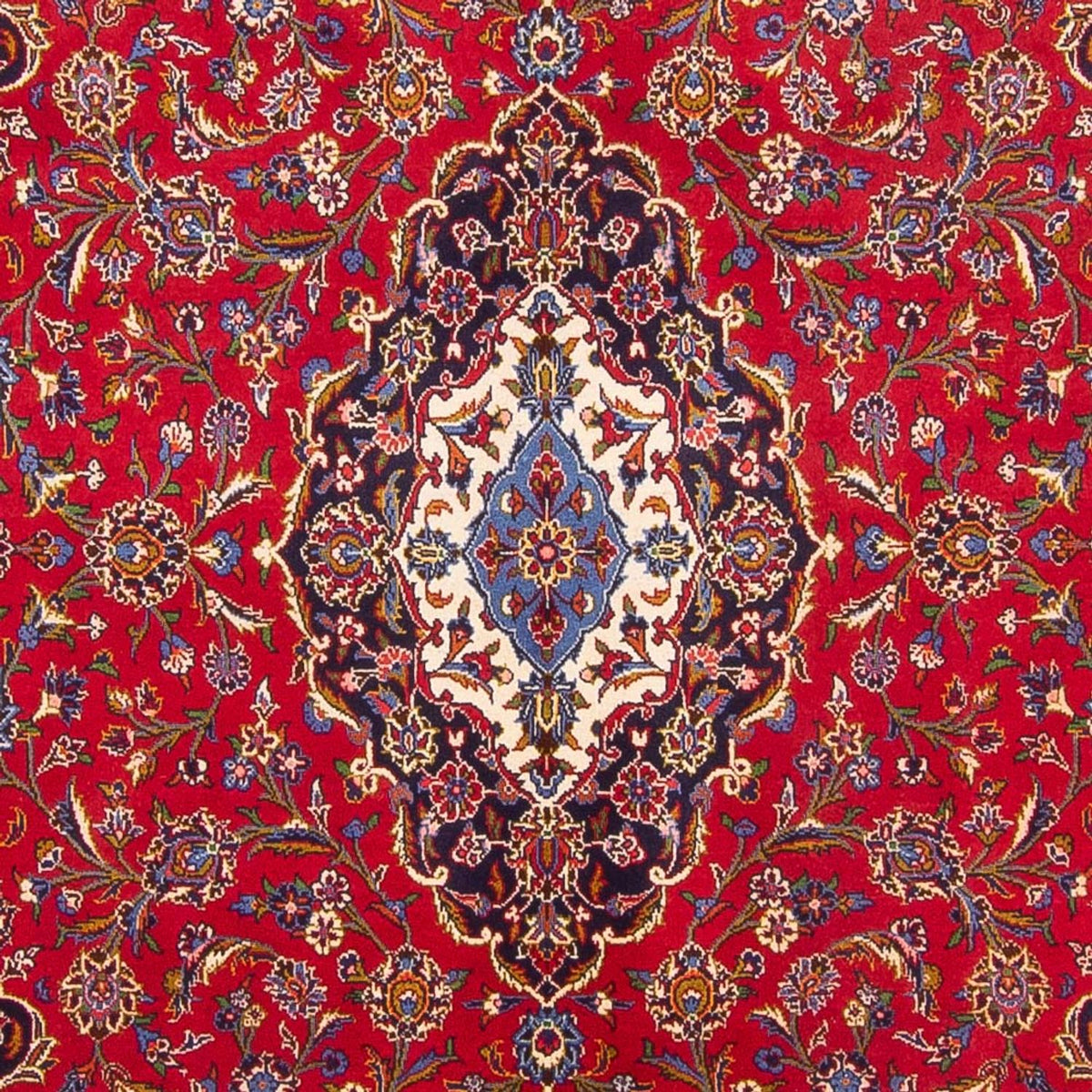 Tapis persan - Keshan - 293 x 202 cm - rouge