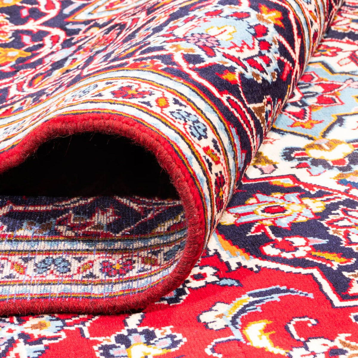 Tapis persan - Keshan - 294 x 202 cm - rouge