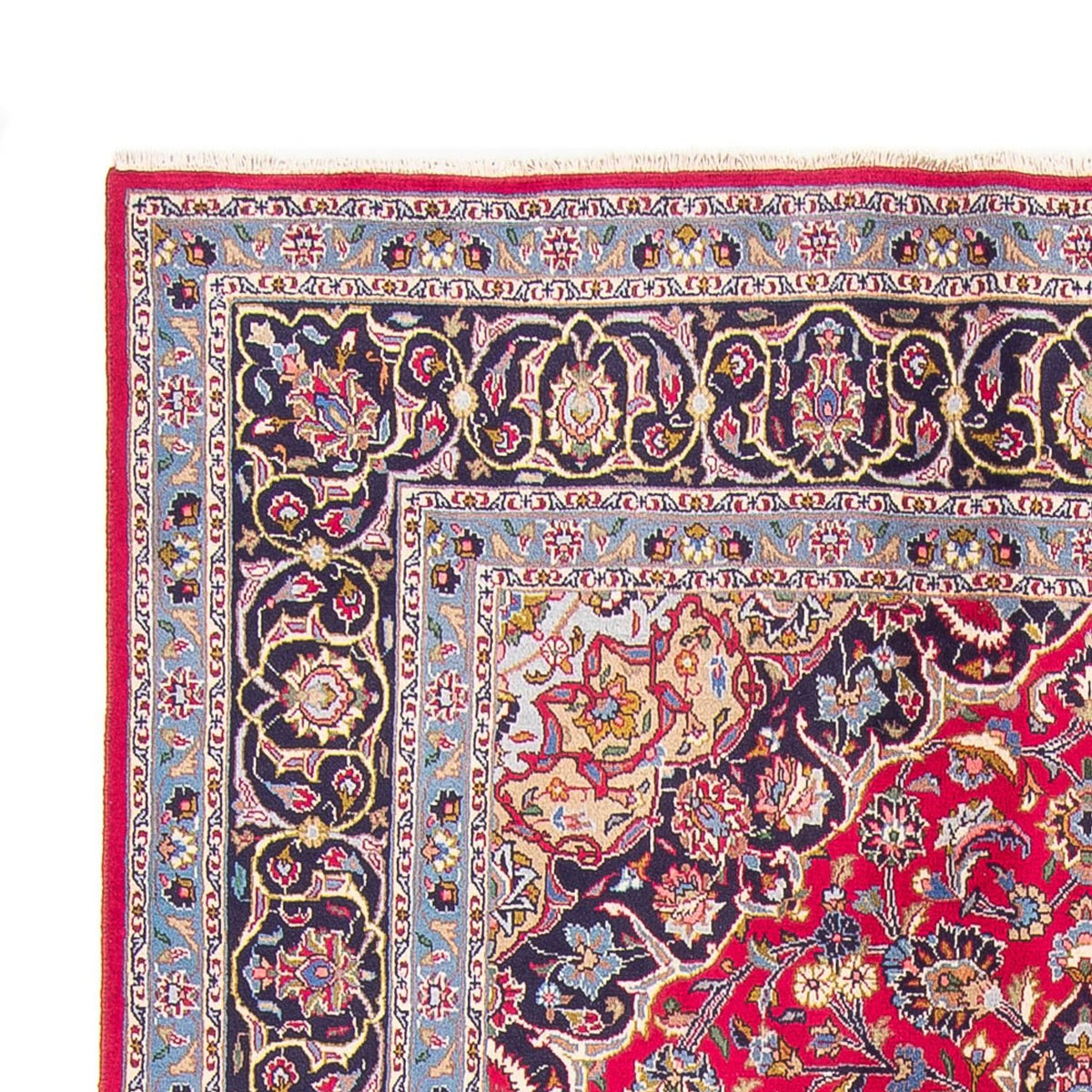 Tapis persan - Keshan - 298 x 200 cm - rouge